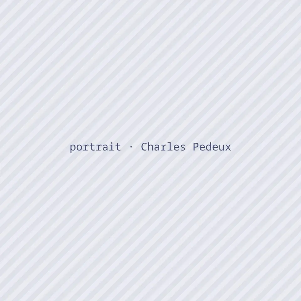 Portrait de Charles PEDEUX